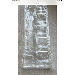 Transparent Acrylic Tray Display 100 Chips Poker Casino Gaming *TRAY ONLY****